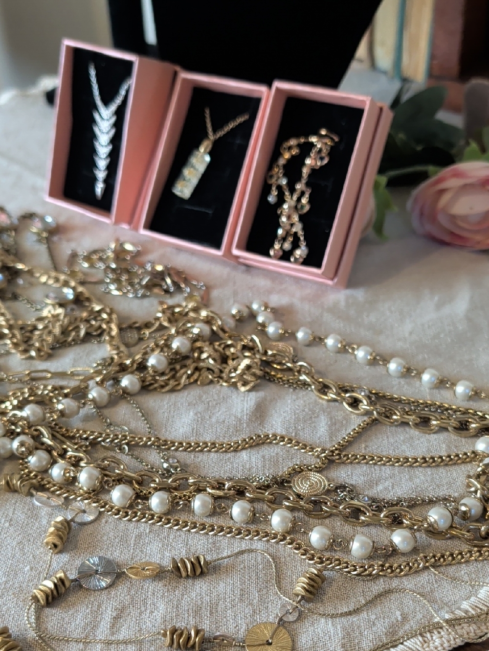Celestial Boho Layered Necklace Collection – 11 Piece Curated Jewelry Set - Picture 14 of 16